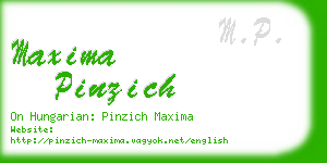 maxima pinzich business card
